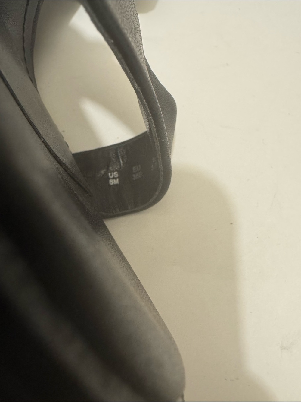 DKNY Black Heeled Sandals with Silver Stud Accents - Picture 7 of 7